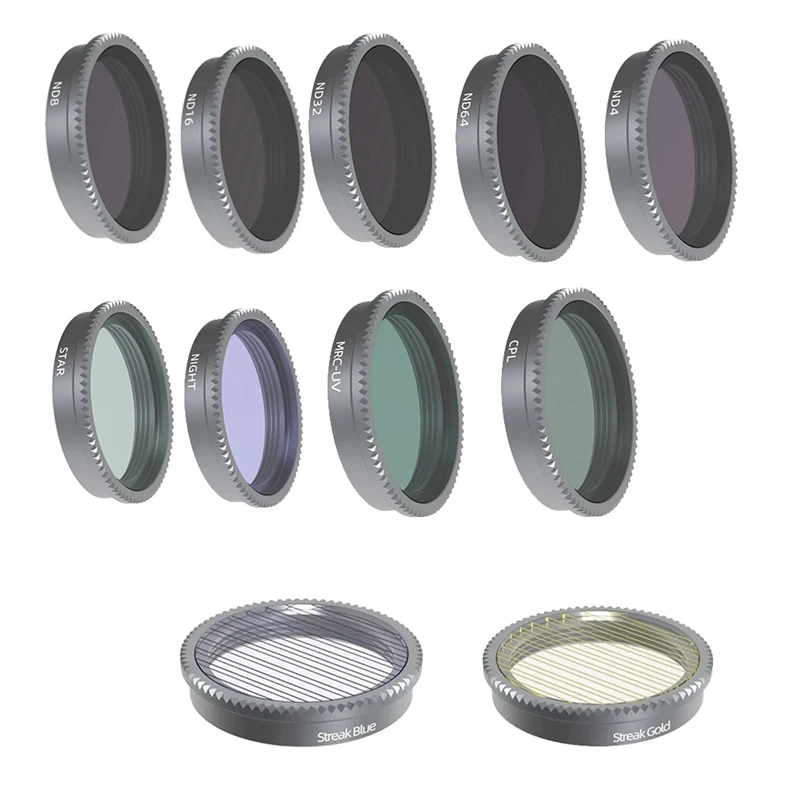 

AA51 For Insta360 Go 2/3 Lens Filters ND8 ND16 ND32 ND64 MCUV CPL Night STAR Filter For Insta360 GO2 GO3 Sport Camera