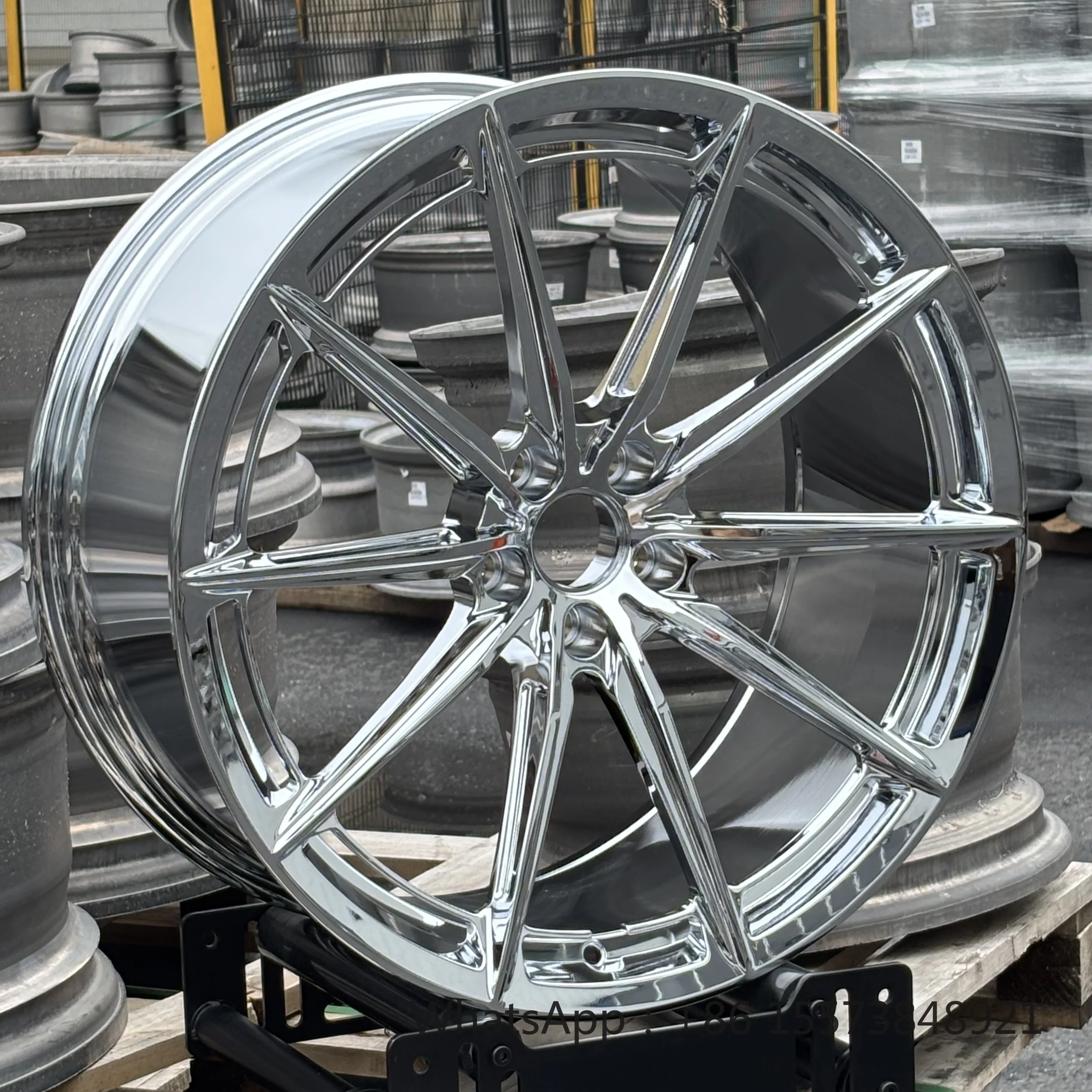 Custom Deep Concave Monoblock Alloy Muti-spokes Racing Car Wheels Forged 18 19 20 5X112 5X120 Chrome Rims for CC G20 G30