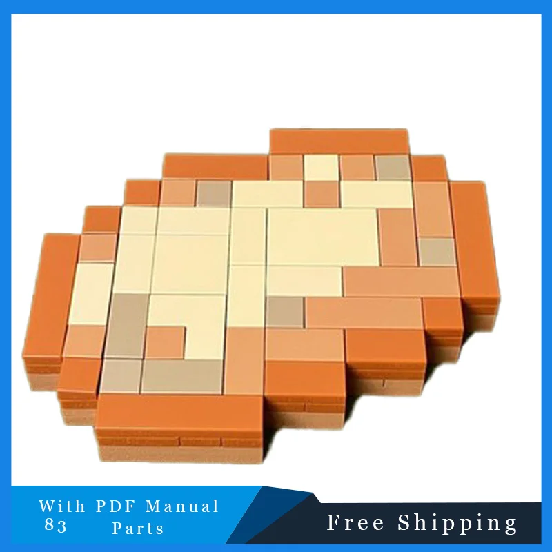 83 Parts Famous Games Props Vegetable Potato MOC Model Building Block Brick DIY Creative Assembly Educational Toy Birthday Gift
