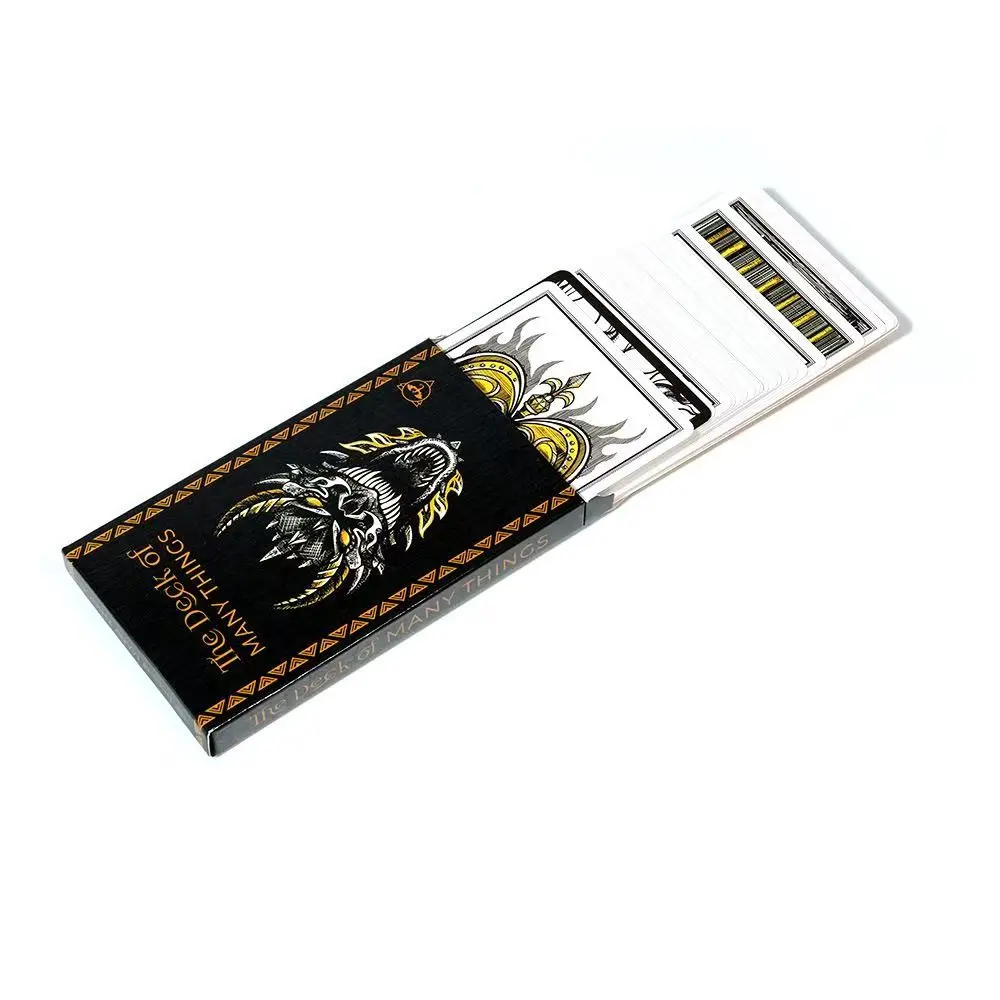 Ultra PRO – 70 Pochettes De Protection Pour Cartes De Tarot Donjons & Dragons 70x120mm, Qualité Archivage, Design Deck Of Many Things