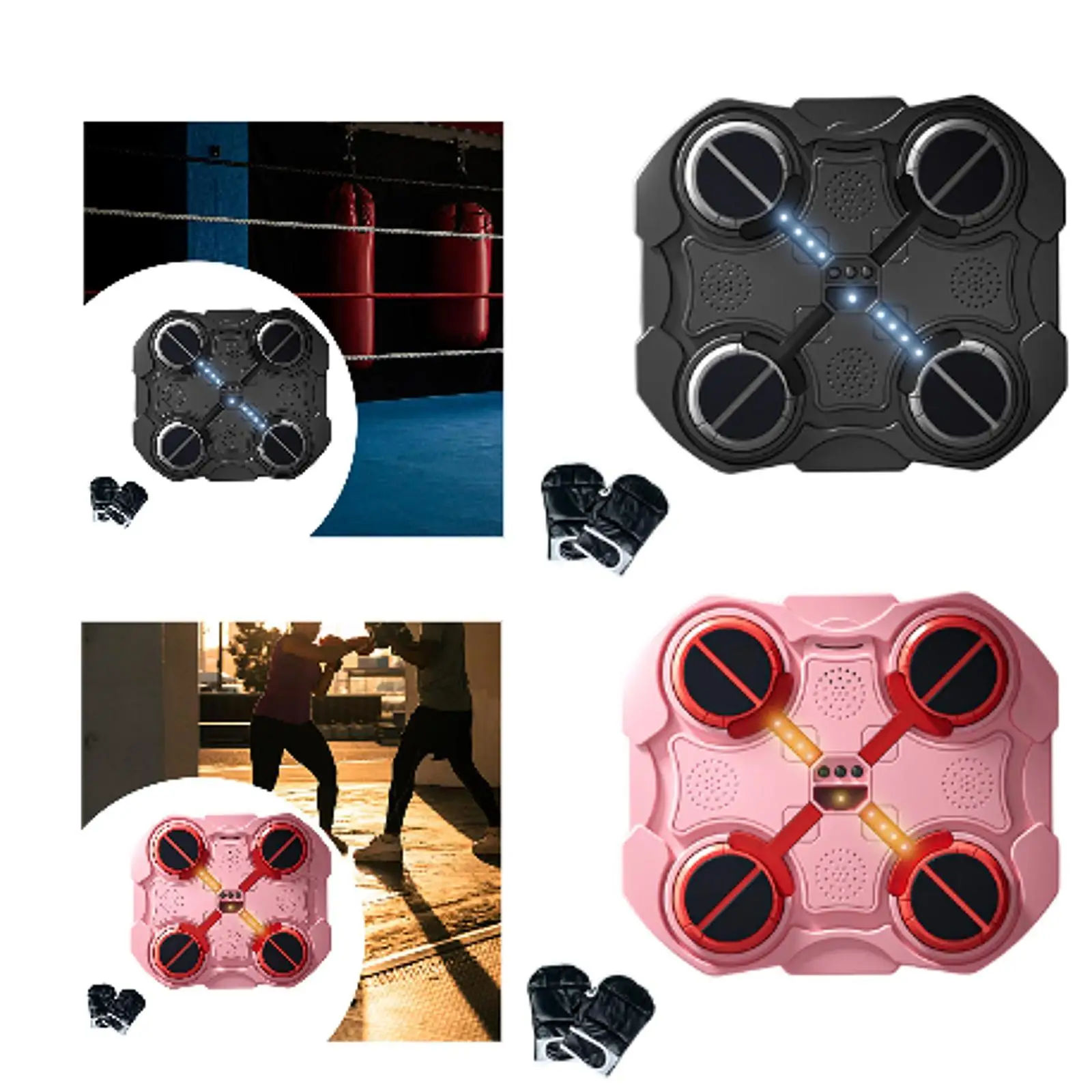 Music Boxing Machine Speed Adjustable Workout Machine Reaction Target for Sanda Exercise Taekwondo Martial Arts Kickboxing