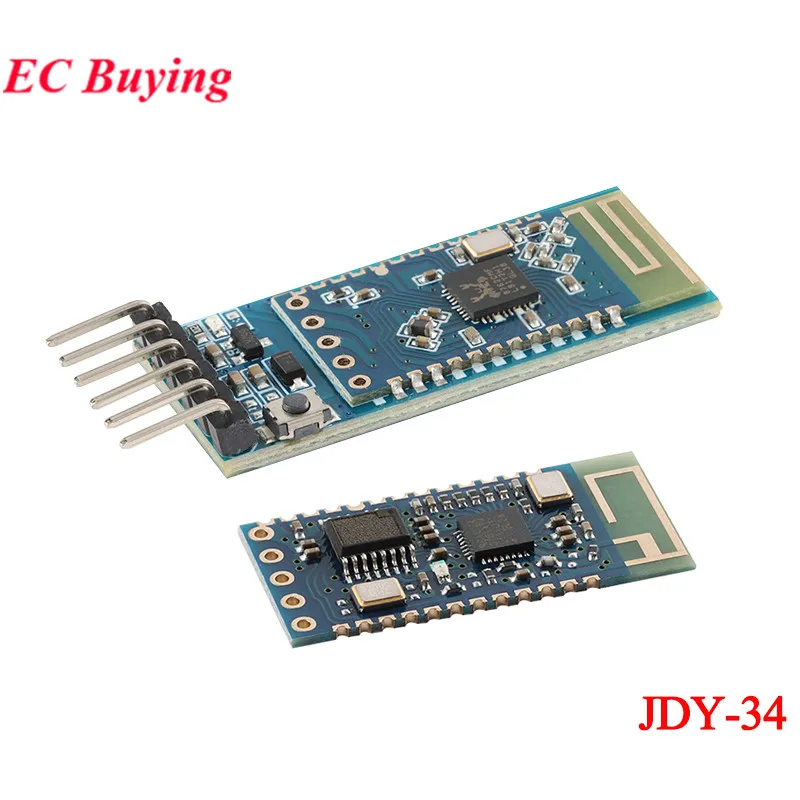 JDY-34 SPP-C 2.4G Host Dual-mode Bluetooth-compatible BLE Module 4DB Printer Supports Multi-machine Connection HC-05 HC-06