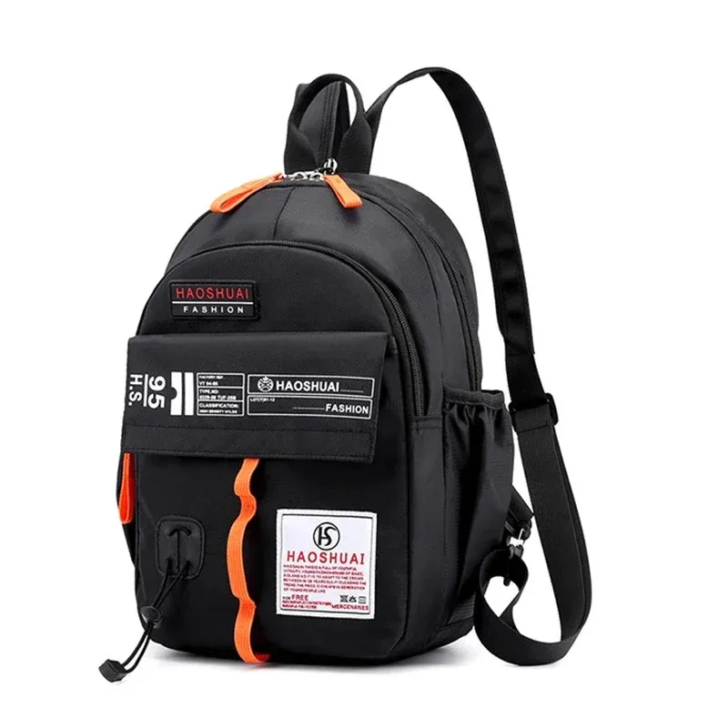 Multifunctional casual men's shoulder crossbody chest bag high quality nylon men's sling rucksack small backpack