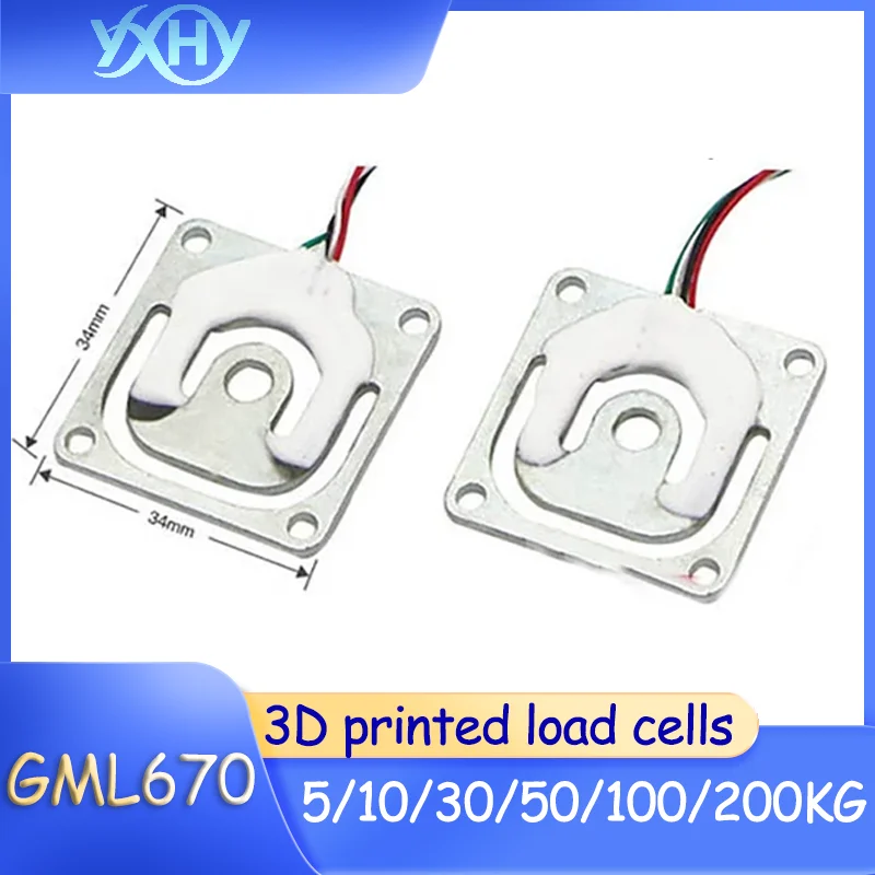 1PCS GML670 smart shelf can use human scale pressure sensor 3D printed micro weight sensor 50kg