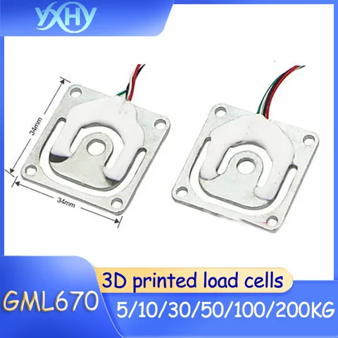 1PCS GML670 smart shelf can use human scale pressure sensor 3D printed micro weight sensor 50kg