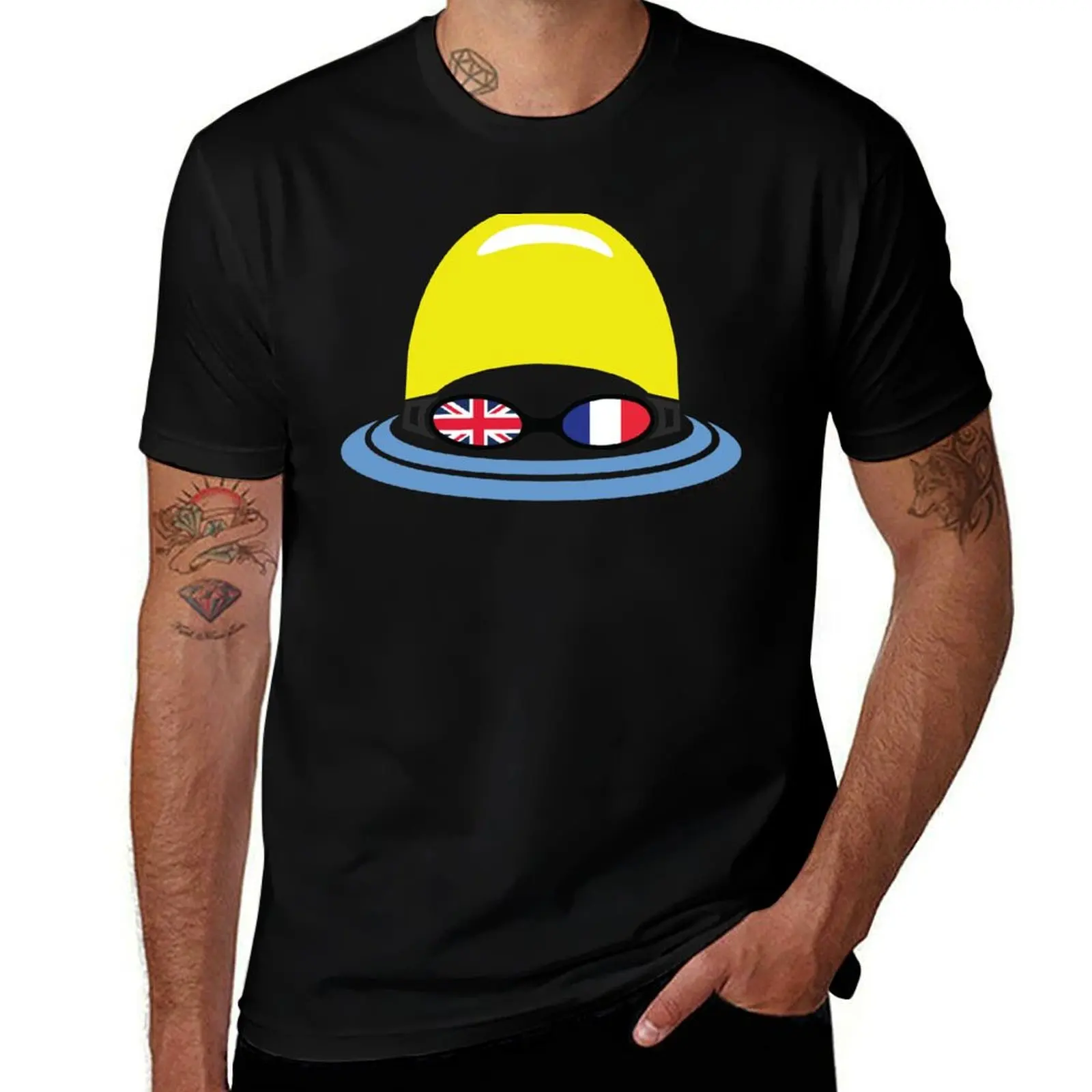 

English Channel Swim - Kory Broere T-Shirt funny t shirts cotton man t shirt cotton cotton t shirts high quality T-shirt