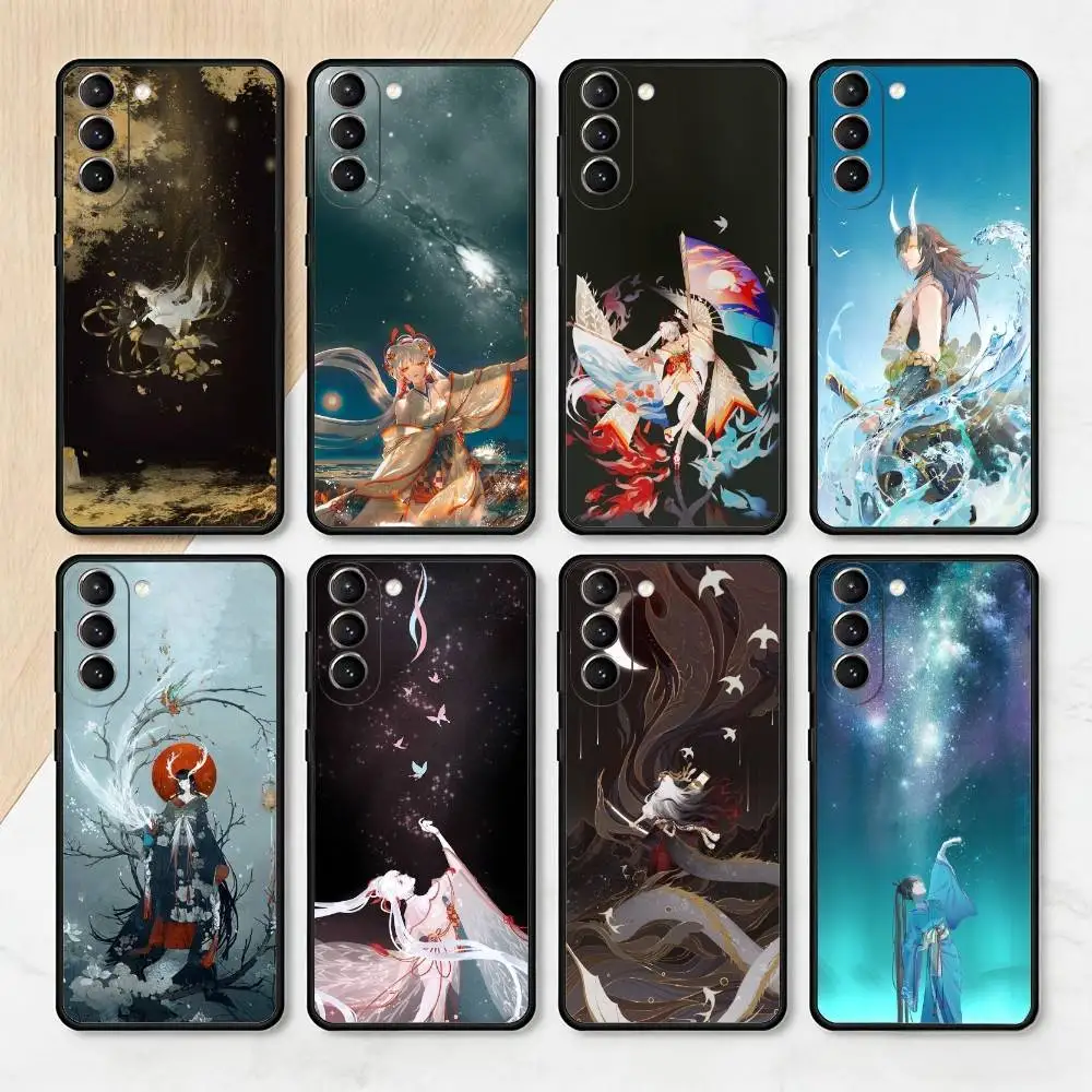 

Cool Game O-Onmyoji Case for Samsung Galaxy S21 S25 FE S24 S23 Ultra S20 S9 S22 Plus S10 TPU Cover