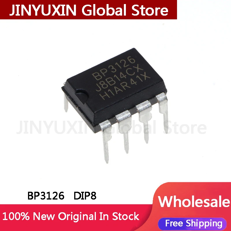 5-100Pcs BP3126 3126 inline DIP8 high-precision primary edge feedback LED isolation constant current drive IC Chipset In Stock