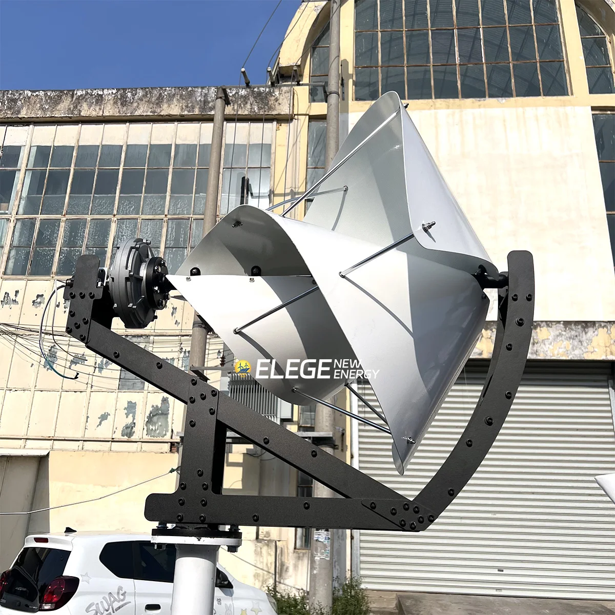 

Elege Archimedes Screw Маленькая бесшумная ветряная мельница 12 В 24 В 48 В 1 кВт 2 кВт для городских срезов Домашняя лодка Автомобильная ветряная турбина-генератор