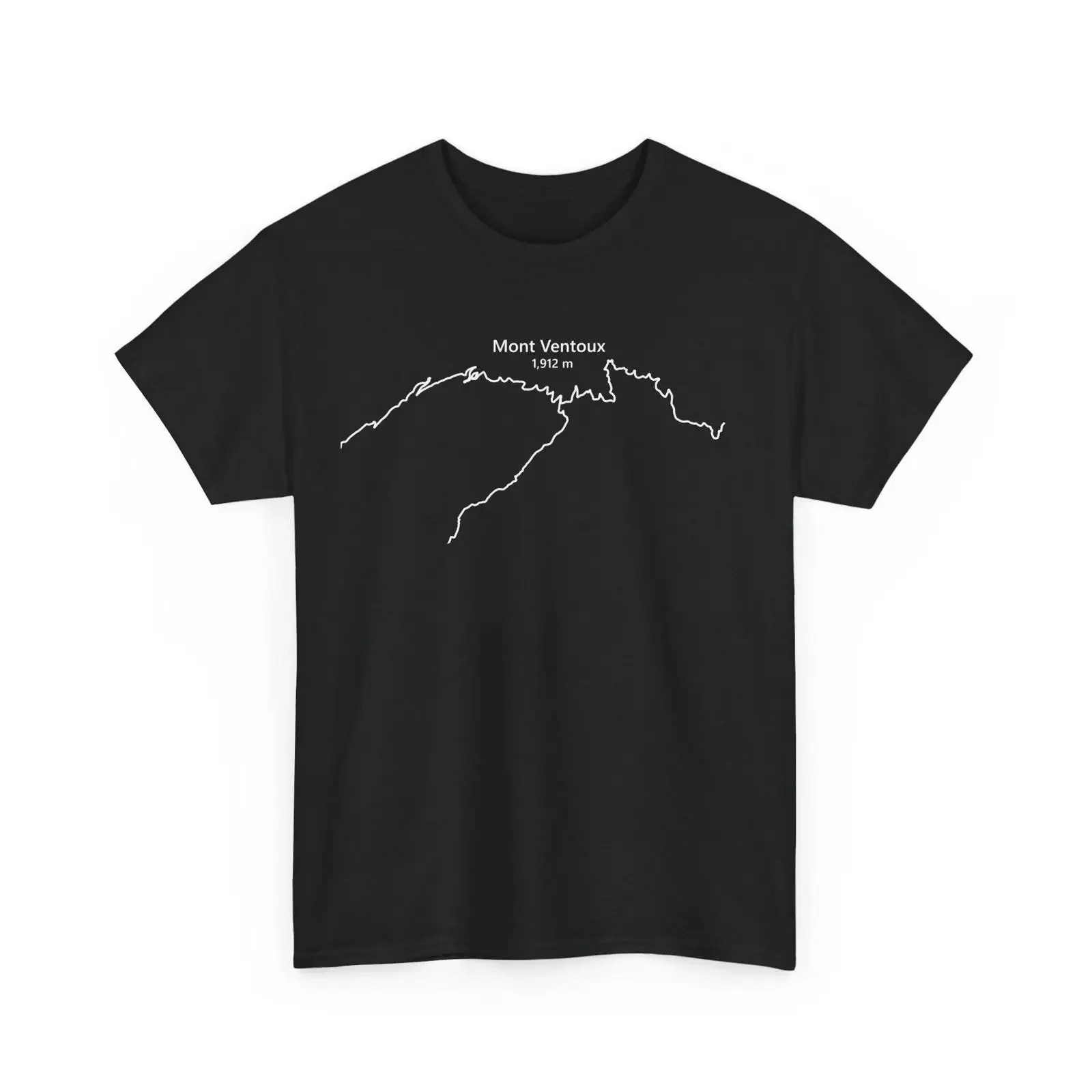 T-shirt de cyclisme Mont Ventoux pour grimpeurs et cyclistes, style vintage délavé, streetwear unisexe légèrement extensible et polyvalent