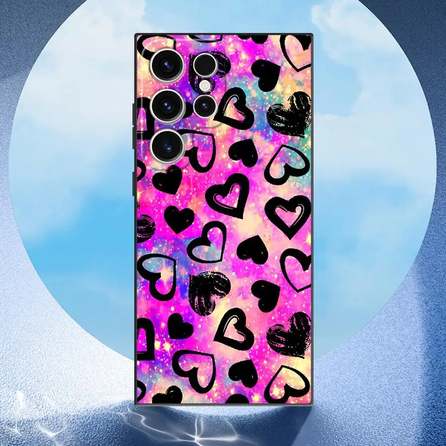 حافظة لهاتف سامسونج جالاكسي نوت S9 20 الترا 9 10 بلس 8 S8 S10 فن الحب الرائع #4