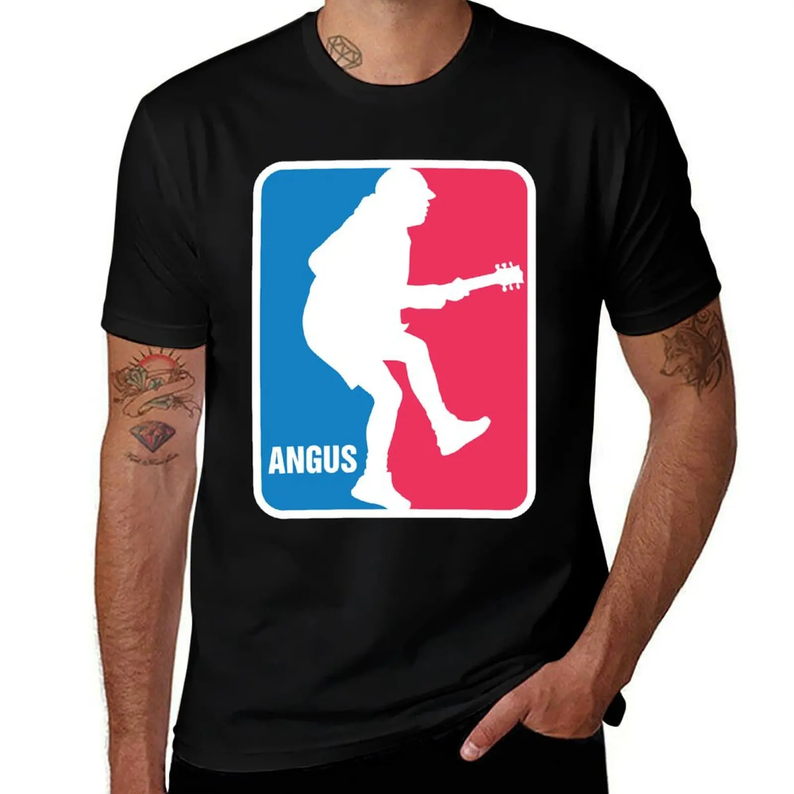 

Angus Young Sport Logo Classic T-Shirt cotton t shirt man men t shirt cotton 100% T-Shirt