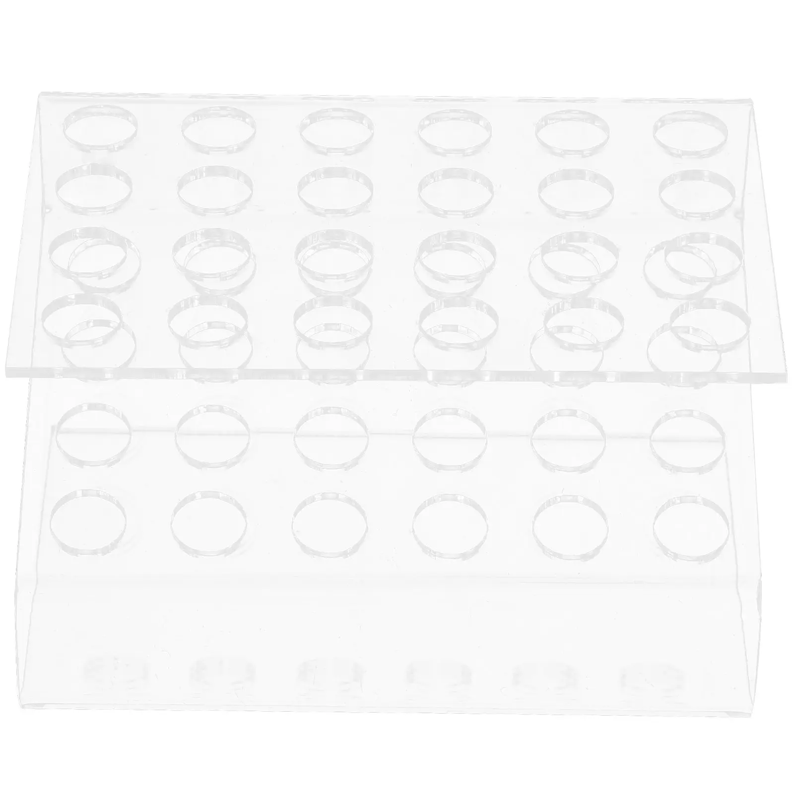 

Acrylic Transparent Pen Holder Display Stand Multi-Hole Organizer Rack for Ball Pens Markers Pencil Brush Storage for Office