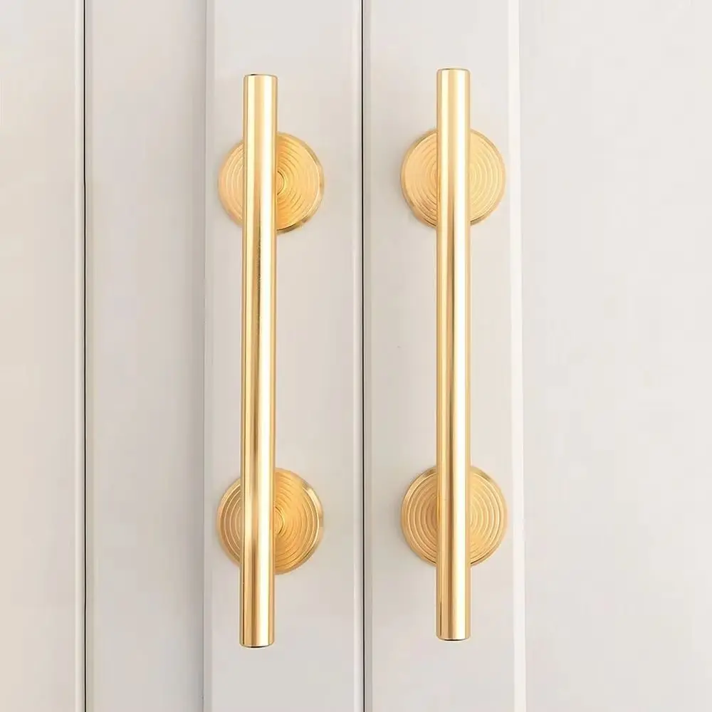 مقبض باب ذاتي اللصق بدون حفر خفيف فاخر من سبائك الألومنيوم مقبض باب منزلق على الطراز الأوروبي الحديث #3