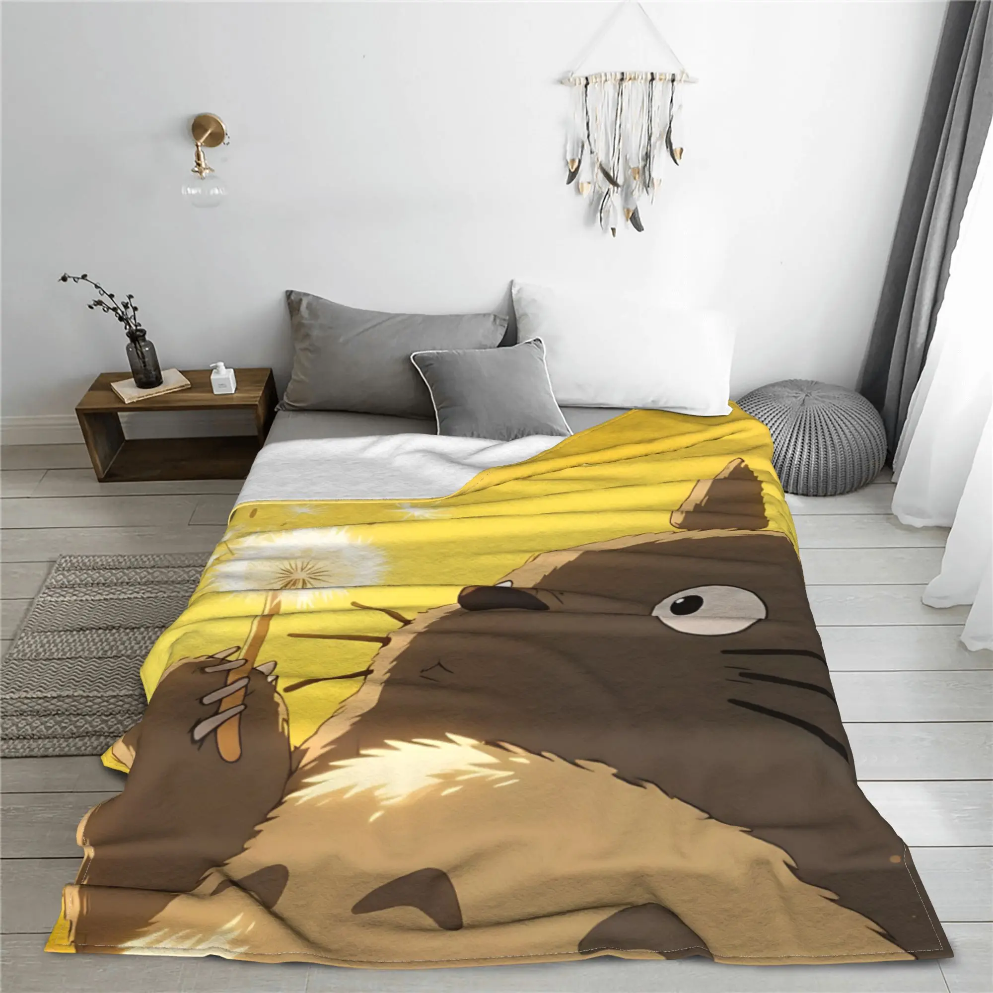 1PC home Cutecore My Neighbor Totoros  Blanket Super Cosy Plush Home Living Room Sofa halloween