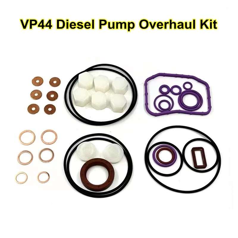 

5pcs VP44 Diesel Common Rail Pump Overhaul Kit Fuel Injection Pump Sealing Gasket O Sealing Ring Repair Kit