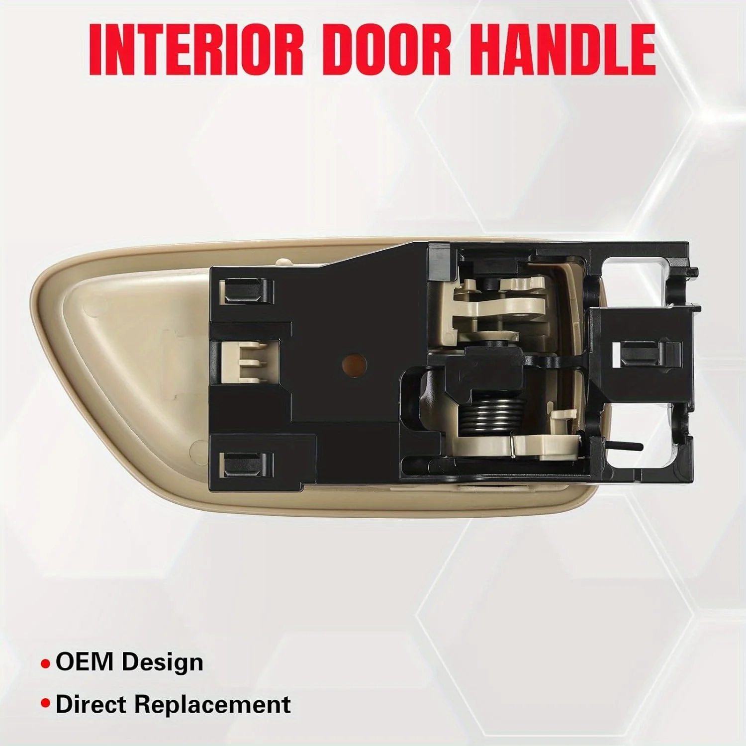 مقابض الأبواب الداخلية (يسار/يمين) لسيارة Toyota Avalon 2000-2004، Sequoia 2001-2007 & Tundra 2004-2006 (يستبدل 692060C030E1) #5