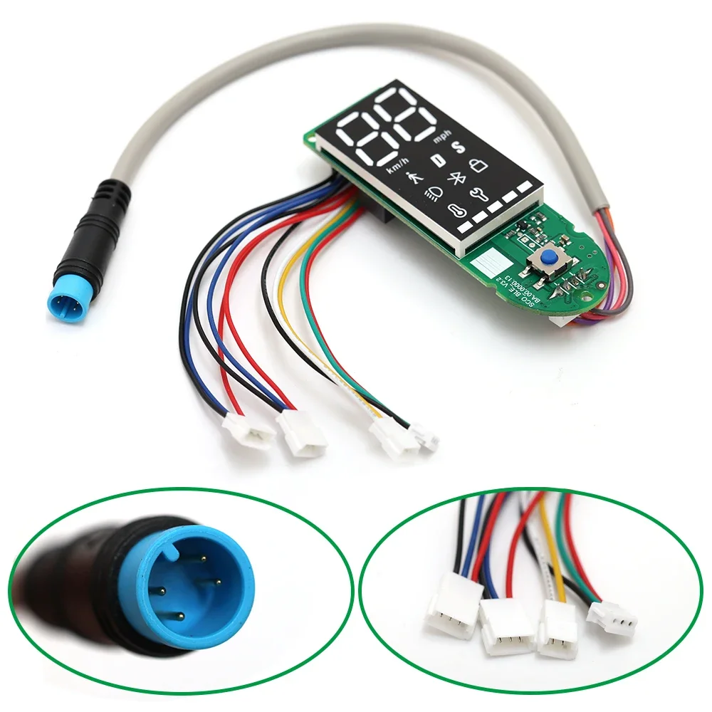 Germany Dashboard For Xiaomi Electric Scooter Pro 2 M365 BT Circuit Board Dispaly Assembly Dash Board With Two Brake Wires