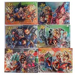 Anime Dragon Ball Super Son Goku Goten Gohan Vegeta Iv Piccolo Cartoon Collectible Card Toy Christmas Birthday Present