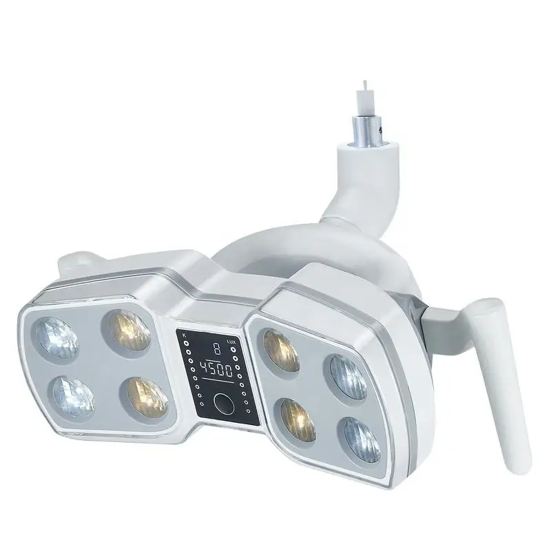 

8 LED Dental Light With Sensor Switch Dental Chair Cold Light Square Reflector Dental Lamp