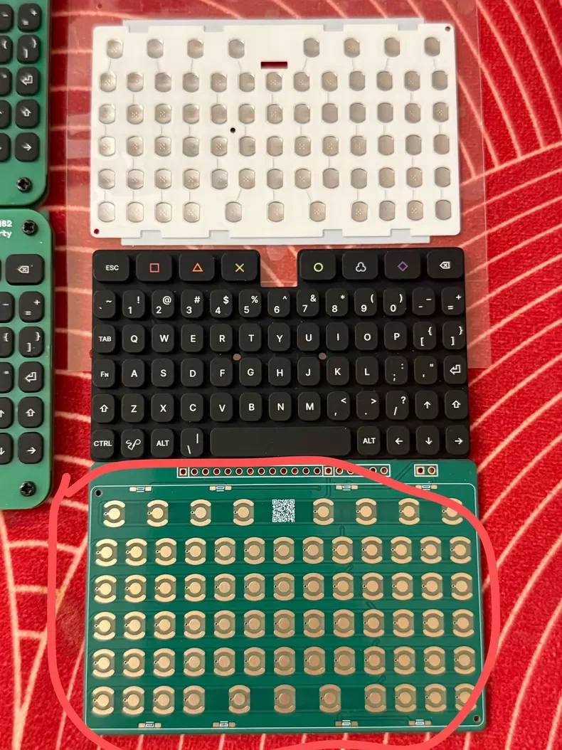 Keebdeck Basic Wired Mini Keyboard Stm32f042 Chip+p5032ktr Backlight Usb Diy Silicone Keyboard