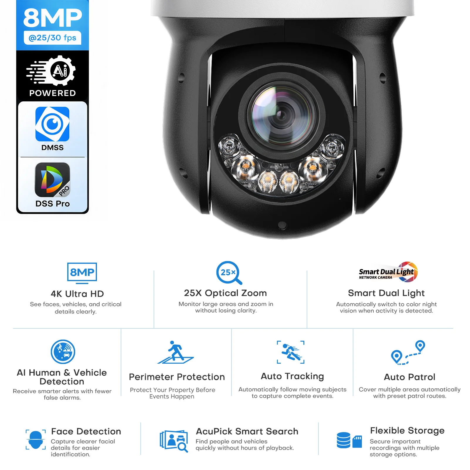 8MP 4K 25x Akıllı Çift Işıklı - Outdoor Lighting Expressions incelemesi ve fiyatı
