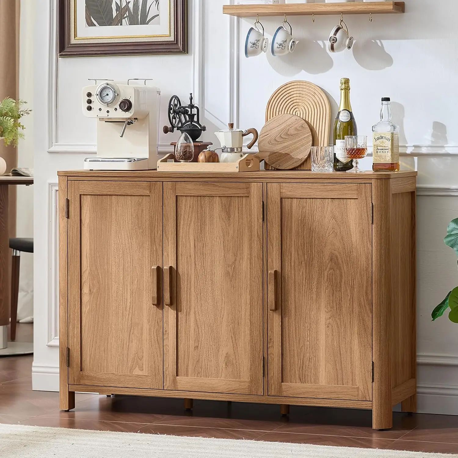 Sideboard Buffet Cabinet with Storage, 46