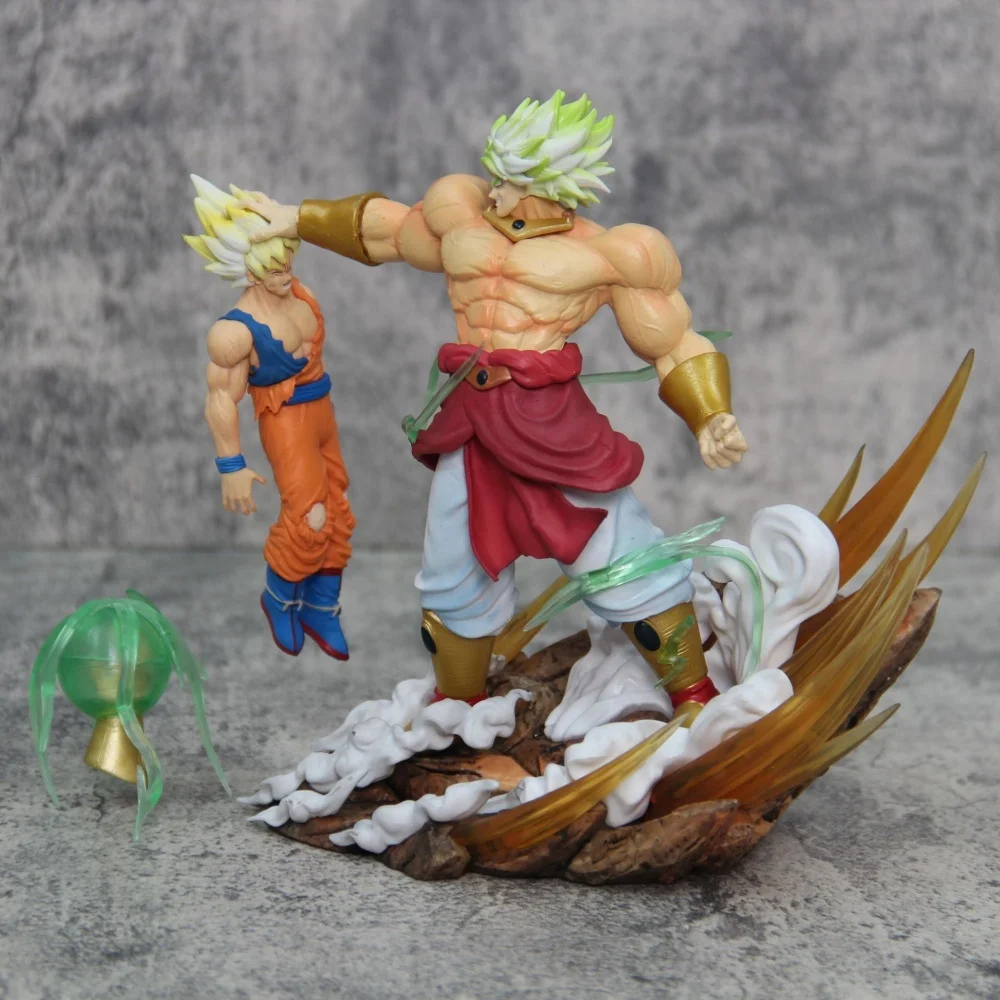 

Anime Dragon Ball Super Saiyan Son Goku VS Broli GK PVC Action Figure Collectible Model Doll Toy 20CM