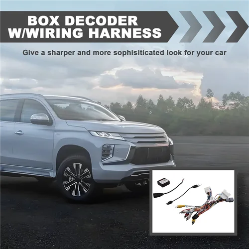 Imagen 2 del producto Decodificador de caja Canbus RP5-MT-002 con arnés de cableado, Cable de alimentación para Mitsubishi Pajero Sport Triton ASX