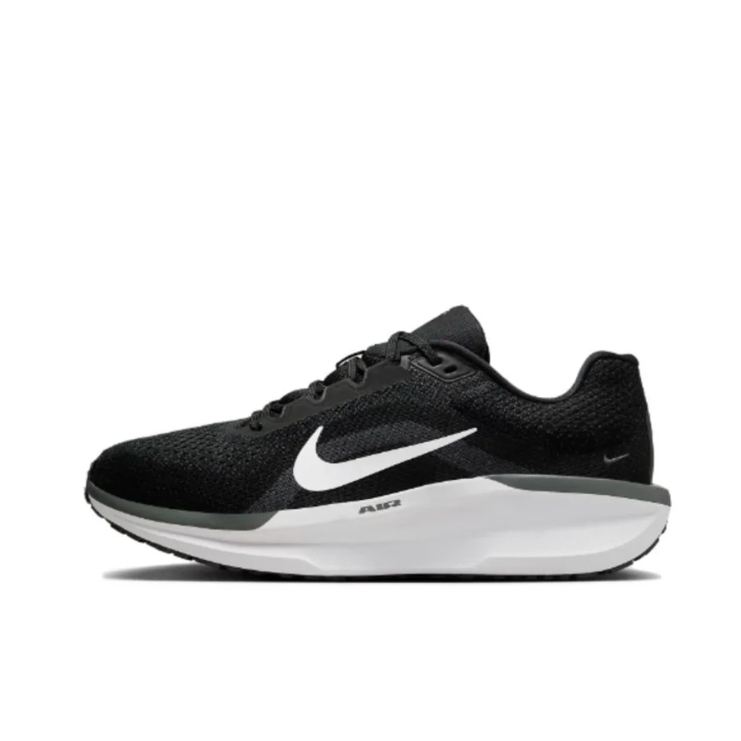 Nike Original ZOOM Winflo 11 Men's Low Top Black and White Casual Running Shoes