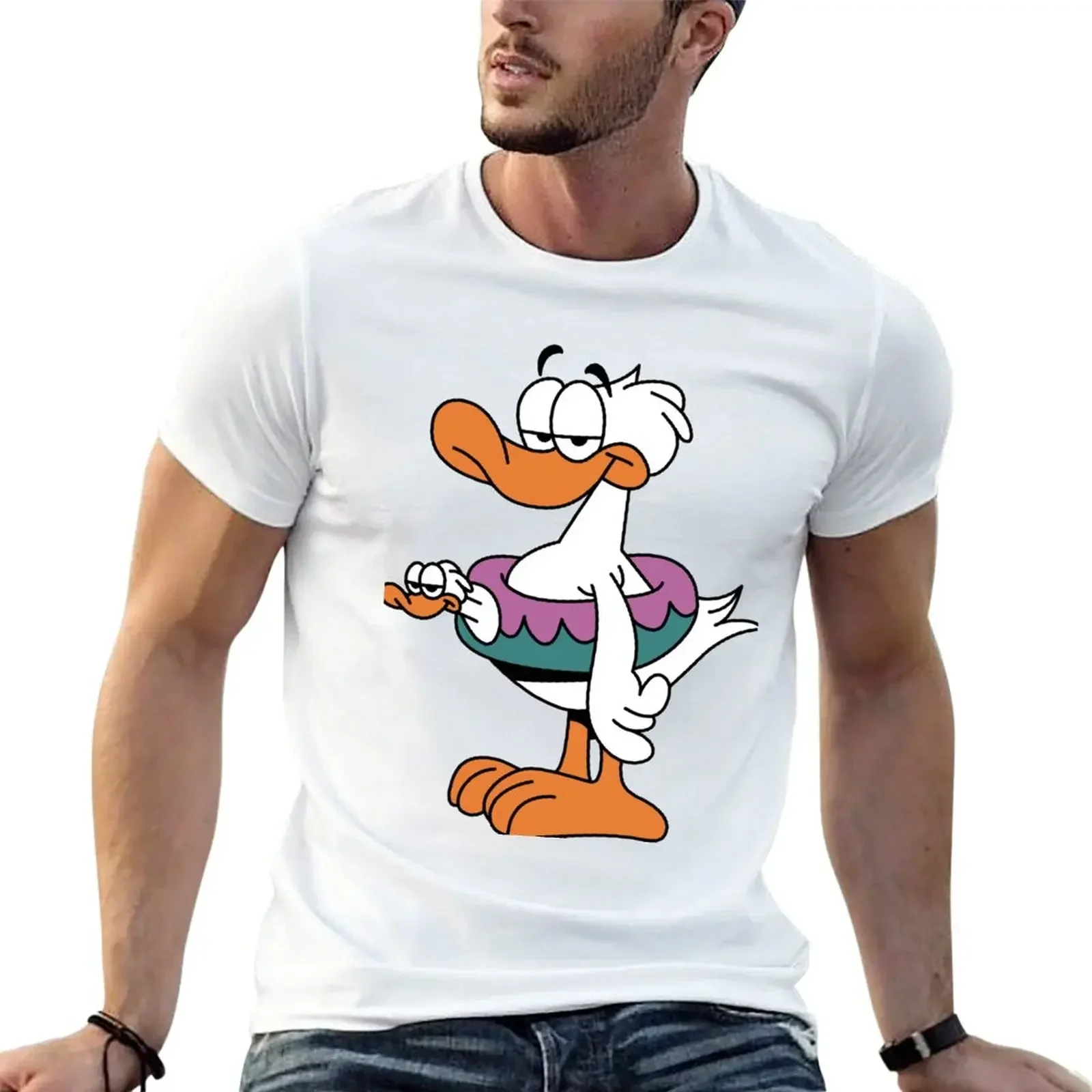 Wade Duck T-Shirt tops cute tops shirt mens vintage t shirts 2024 new sale funny cotton plain summer fashion plain manga style