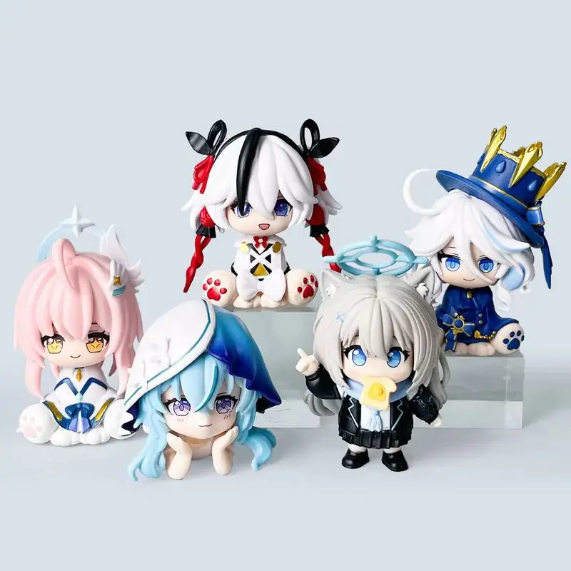 Q-Version Anime-Figuren: Genshin Impact & Wuthering Waves Camellya Furina Shiroko Shorekeeper Sammlerstücke Spielzeug Geschenk