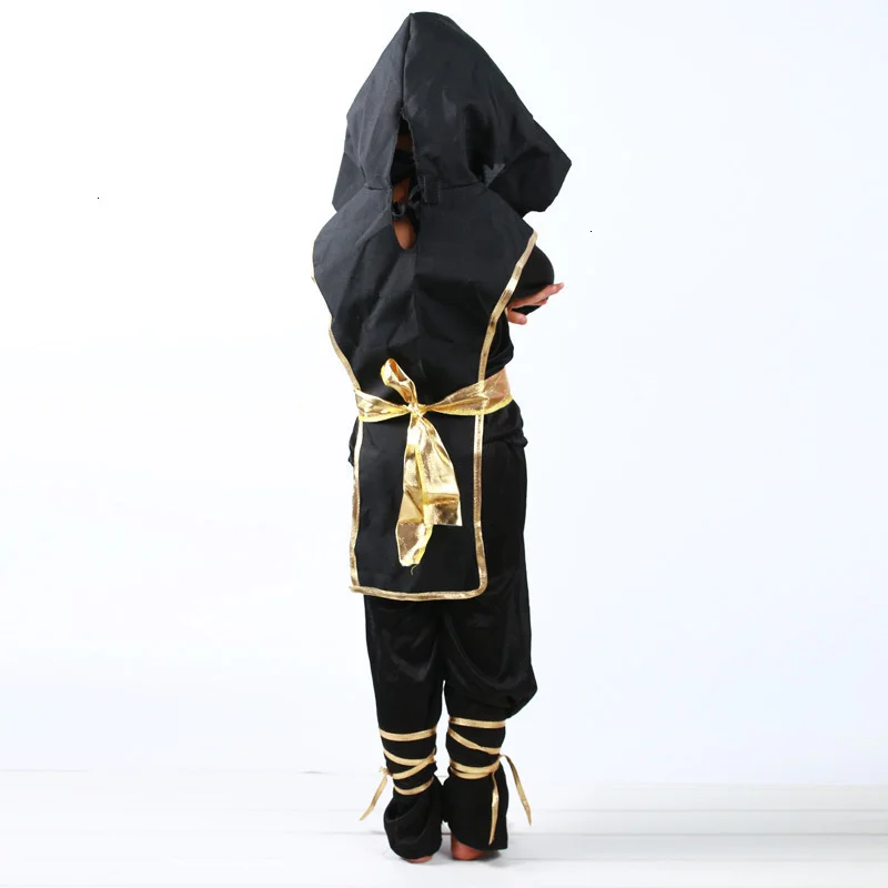 Kinder Ninja Kostüme Halloween Party Jungen Mädchen Krieger Stealth Kinder Cosplay Assassin Kostüm Kindertagsgeschenke