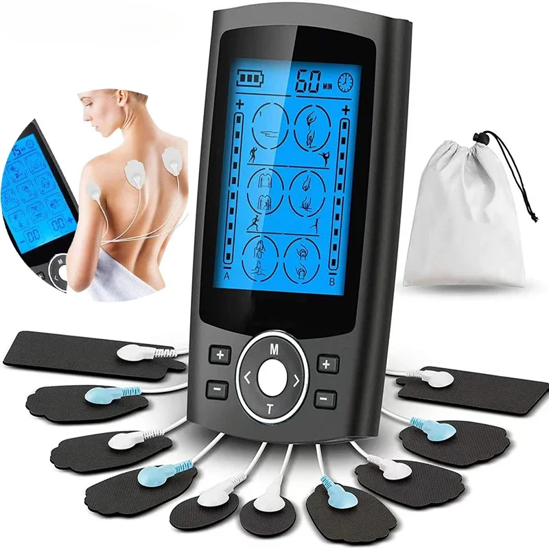 Estimulador muscular Tens, electroestimulador eléctrico EMS de 36 modos, masaje corporal de acupuntura, terapia Digital, máquina de adelgazamiento