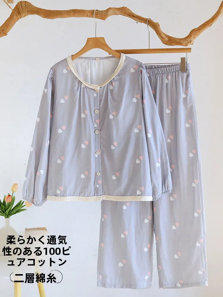 vetements-d'interieur-100-coton-pour-femme-printemps-automne-en-gaze-de-coton-pur-col-rond-a-pompons-avec-coussinet-de-poitrine-integre-en-forme-de-cœur