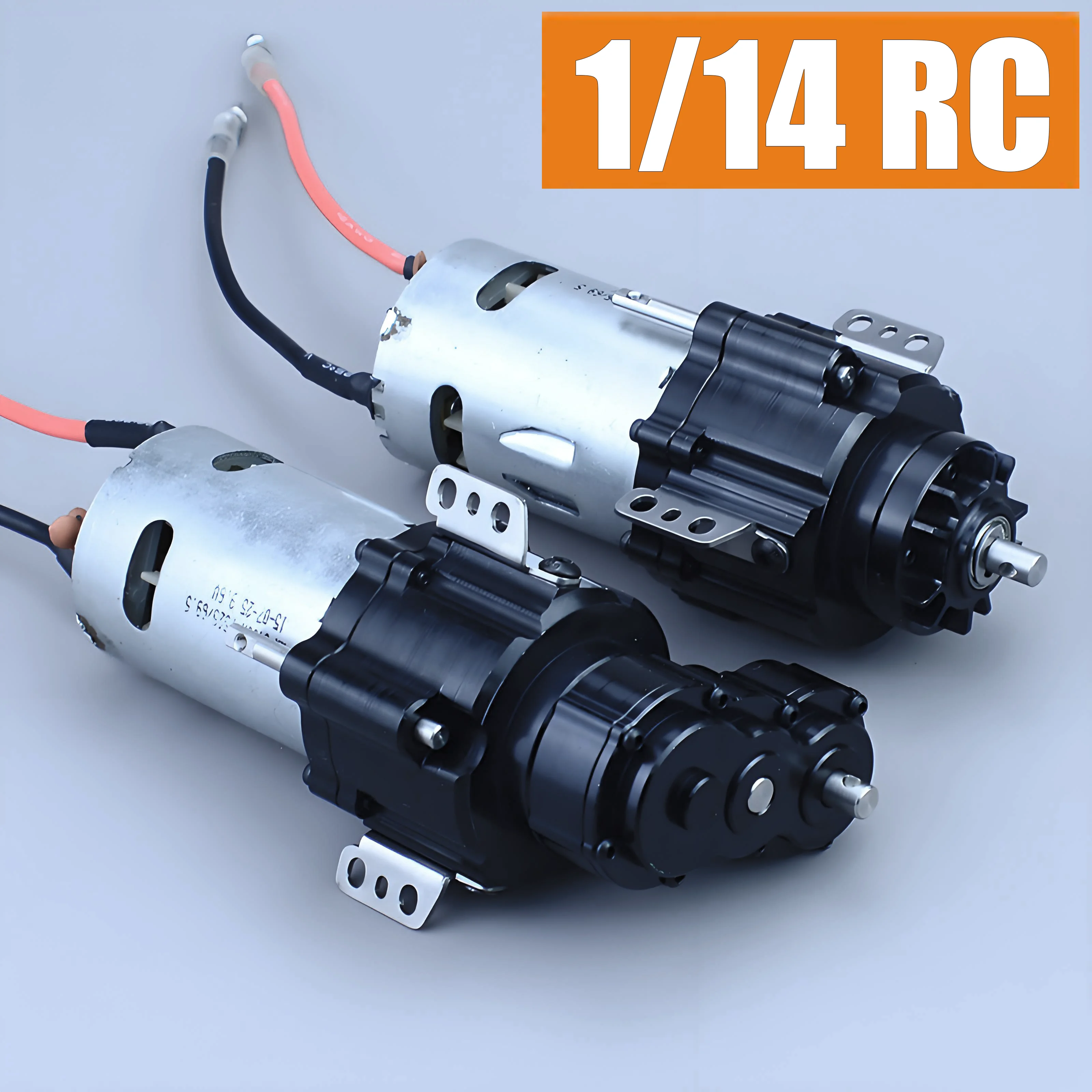 

Металлическая 2-скоростная коробка передач для радиоуправляемых моделей 1/14 (аксессуары для Tamiya SCANIA 770S, VOLVO 56360, FH16, ACTROS, MAN TGX)