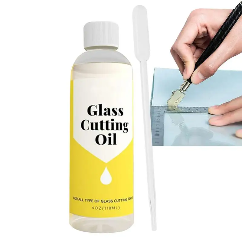 Cutting Oil For Stained Glass Cutter Oil For Glass Drill Bit Easy To Use Multipurpose 120ml Mirrors Cutting Tool Fluid