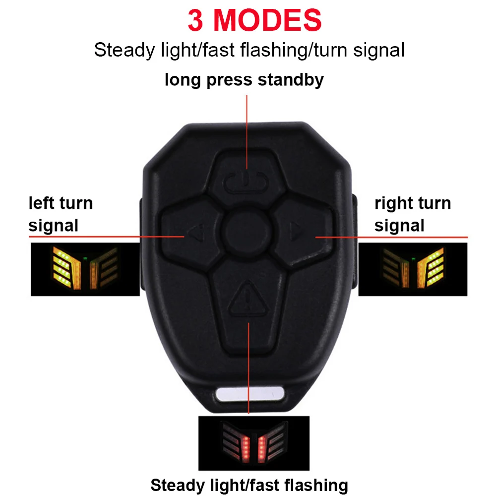 Сигналы поворота для велосипеда, задсветильник светодиодный фсветильник с сигналом, зарядка через USB, индикатор направления велосипеда, для горных велосипедов