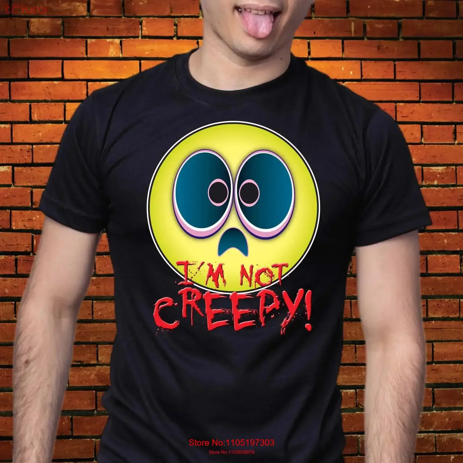 أنا لست مخيف مضحك شعار تي شيرت عيد ميلاد الأيل الدجاجة نكتة متعة أحمق ملابس الحفلات مثالية الجدة صديقة صديقها الحاضر #1