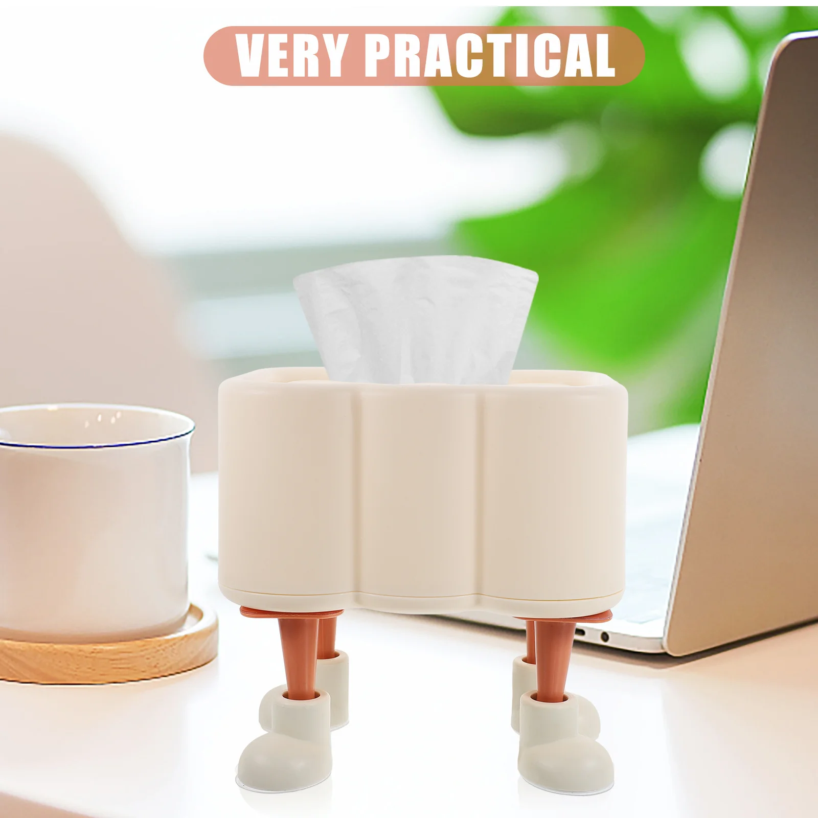 

Plastic Tissue Box Cover Cloud Shape Large Capacity Anti Slip Base For Living Room Kitchen Bathroom Napkin Holder Storage