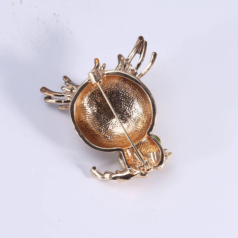 CINDY XIANG 4 Colors Available Enamel Owl Brooches For Women Cute Animal Brooch Pin