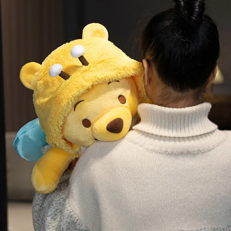 25/35/50cm Disney Cartoon Bee Winnie The Pooh Plush Toy Doll Kawaii Cartoon Poop Poop Winnie The Pooh Doll Children's Gift