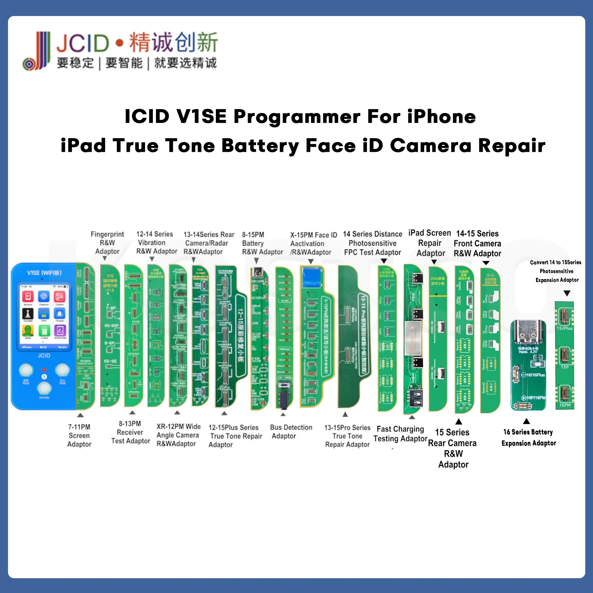 JCID V1SE 22-in-1 Phone Code Reading Programmer: The Real-World Solution for iPhone FPC Diagnostics