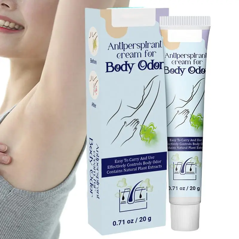 

20g Body Underarm Odor Removal Cream Deep Penetration Underarm Deodorant Cream Easy To Absorb Perfume for Men Women Skin Care