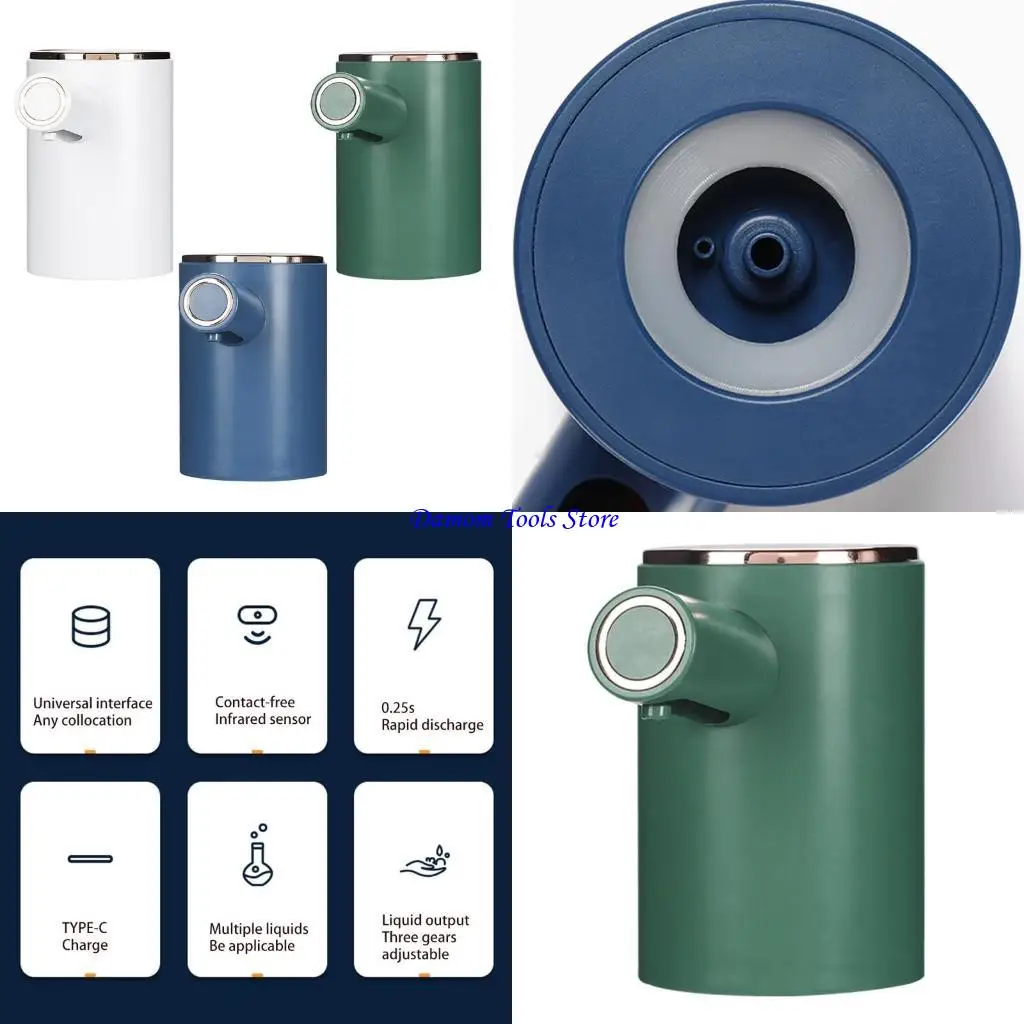 57BE Touchless Rechargeable Soap Dispenser Automatic Soap Dispenser Work with Shampoo