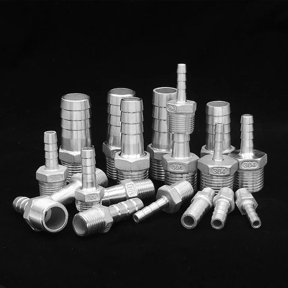 Edelstahl Schlauchverbinder SS304 – 1/4 Zoll X 6  Produktbild-Vorschau 2