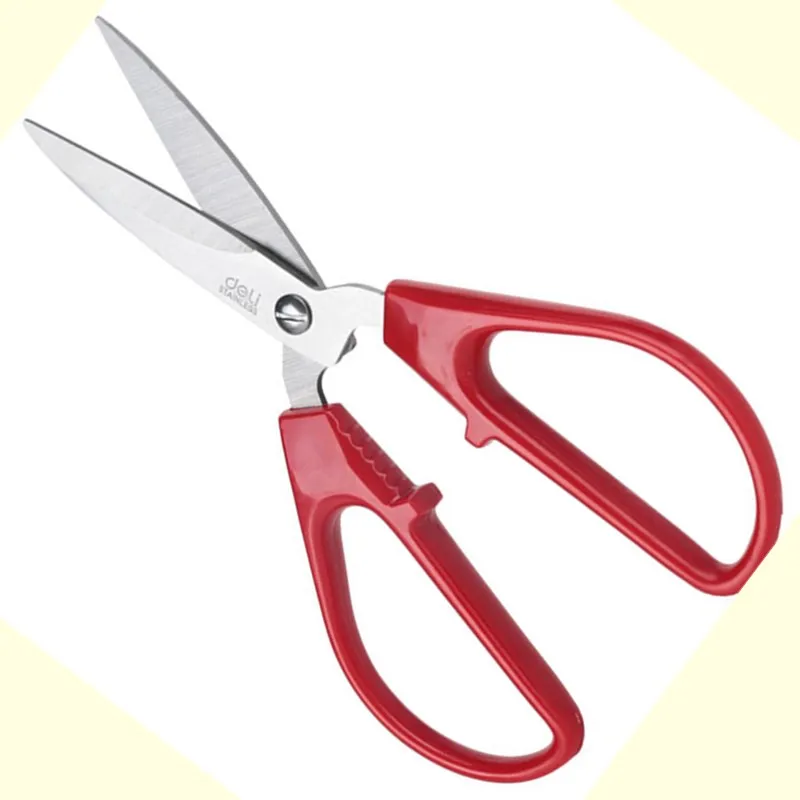 Deli High Quality Stainless Steel Big Scissors Business Office Home Tailor Shears Kitchen Knife Cutter Cutting Tool Stationery