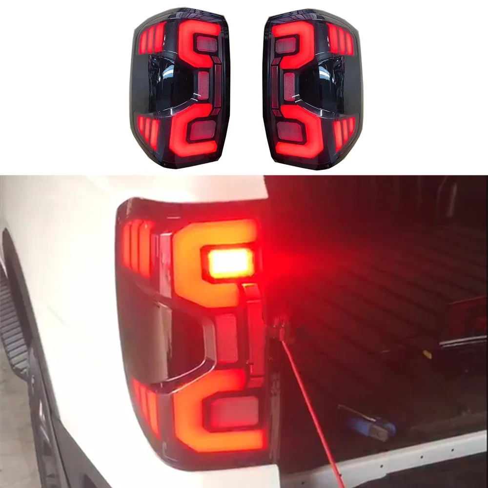 Car LED Tail Lamp Taillight For Ranger 2022 2023 T9 Rear Brake Light Reverse Light Turn signal Modified Rear Lamp Assembly