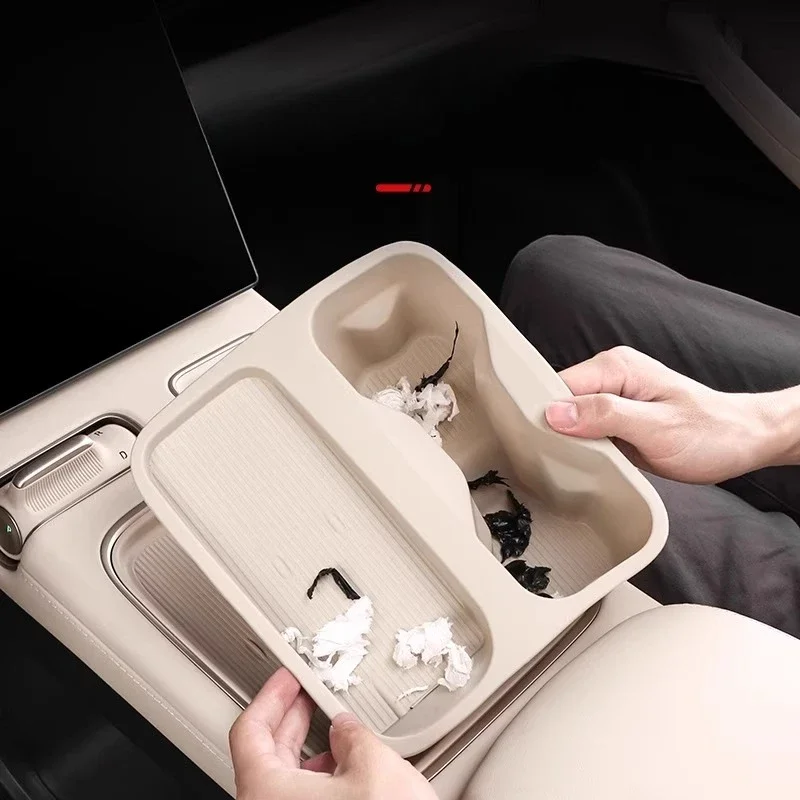 كأس الماء حامل التحكم المركزي شحن لاسلكي بطانة حماية من السيليكون ل NIO ES6 EC6 ET5 ET7 2023-2025 تعديل الملحقات أدوات #4