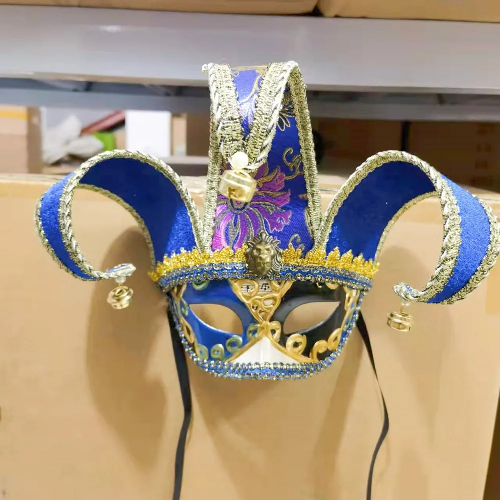 

New Creative Halloween Men's Masquerade Party European and American Parties Venetian Veneer Carnival Carnaval Mask
